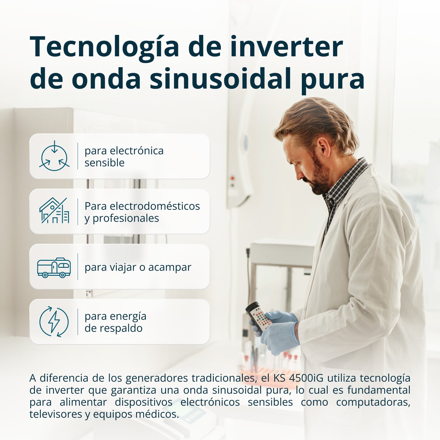 Двуфункционален инверторен генератор KS 4500iG