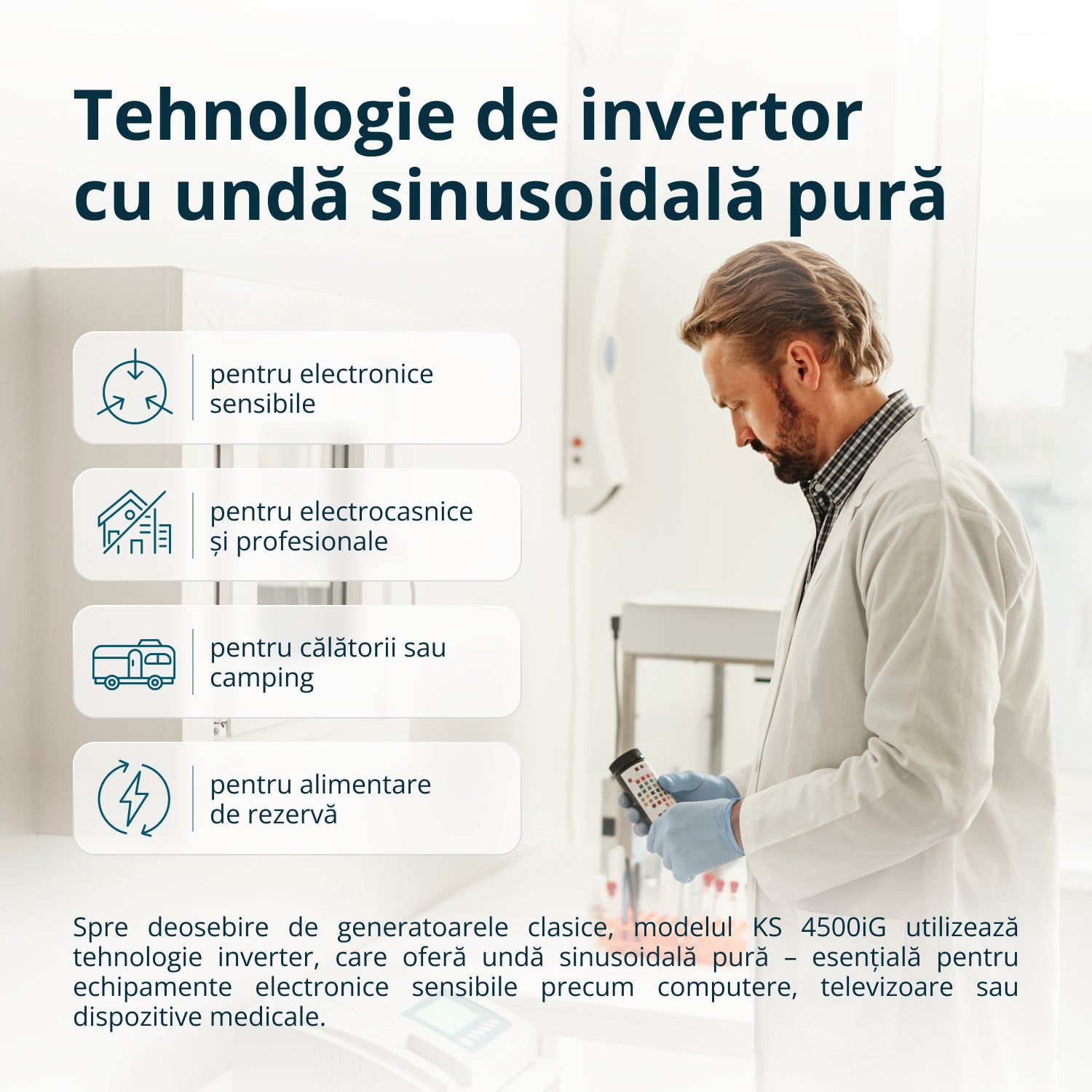 Generator hibrid cu inverterKS 4500iG