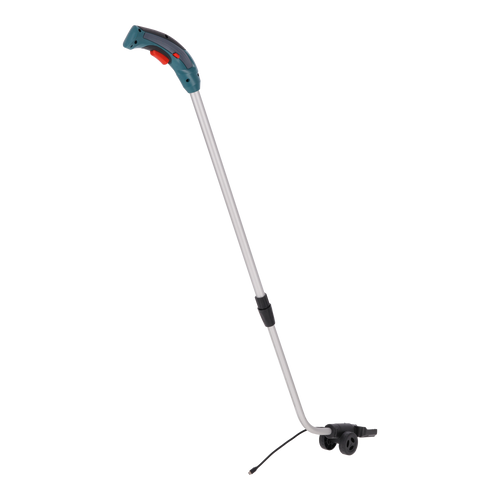 Ledningsfri 2 i 1 græssaks og hækkeklipper med teleskopisk forlængerstang KS SHT-8V + forlængerstang