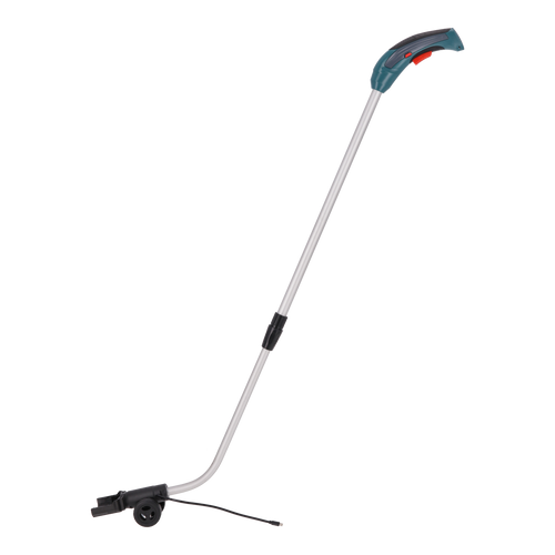 Ledningsfri 2 i 1 græssaks og hækkeklipper med teleskopisk forlængerstang KS SHT-8V + forlængerstang