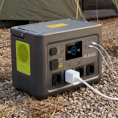 Visoka energetska kapacitet — 1024 Wh pri snazi od 1200 W