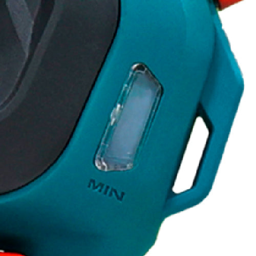 Semi-transparent window for oil level control