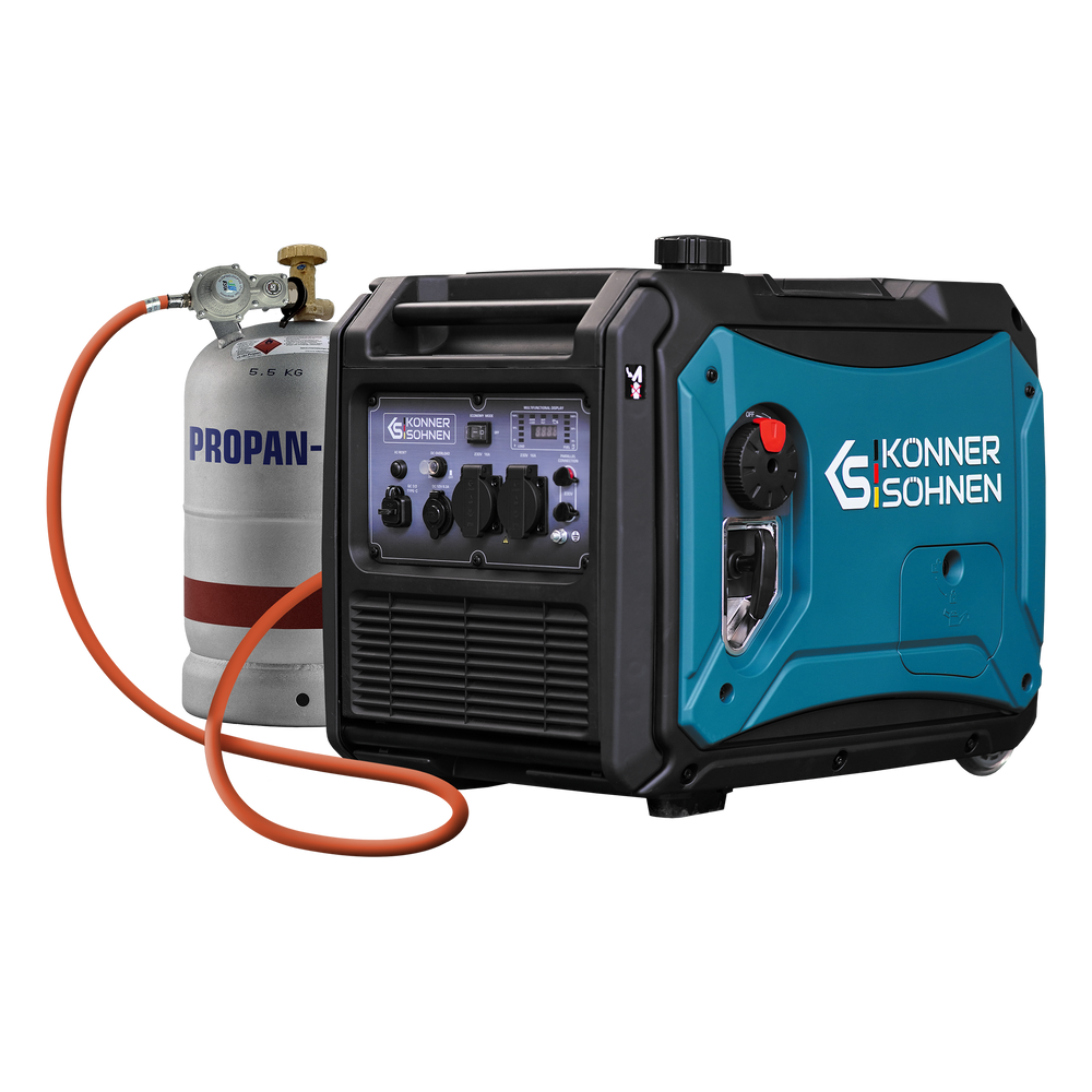 Gerador inversor a GPL/gasolina KS 4000iEG S