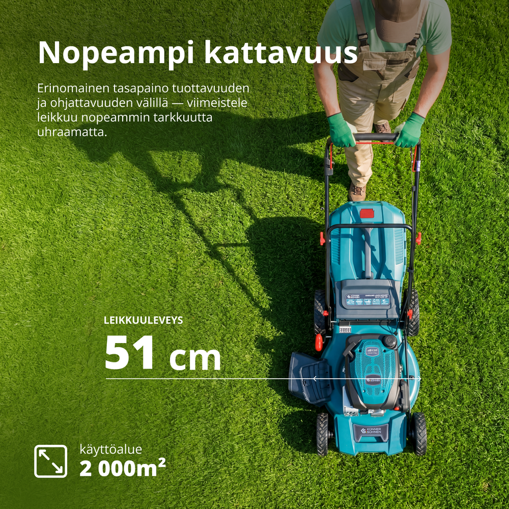 Bensiinikäyttöinen ruohonleikkuri KS 51LMG-SP