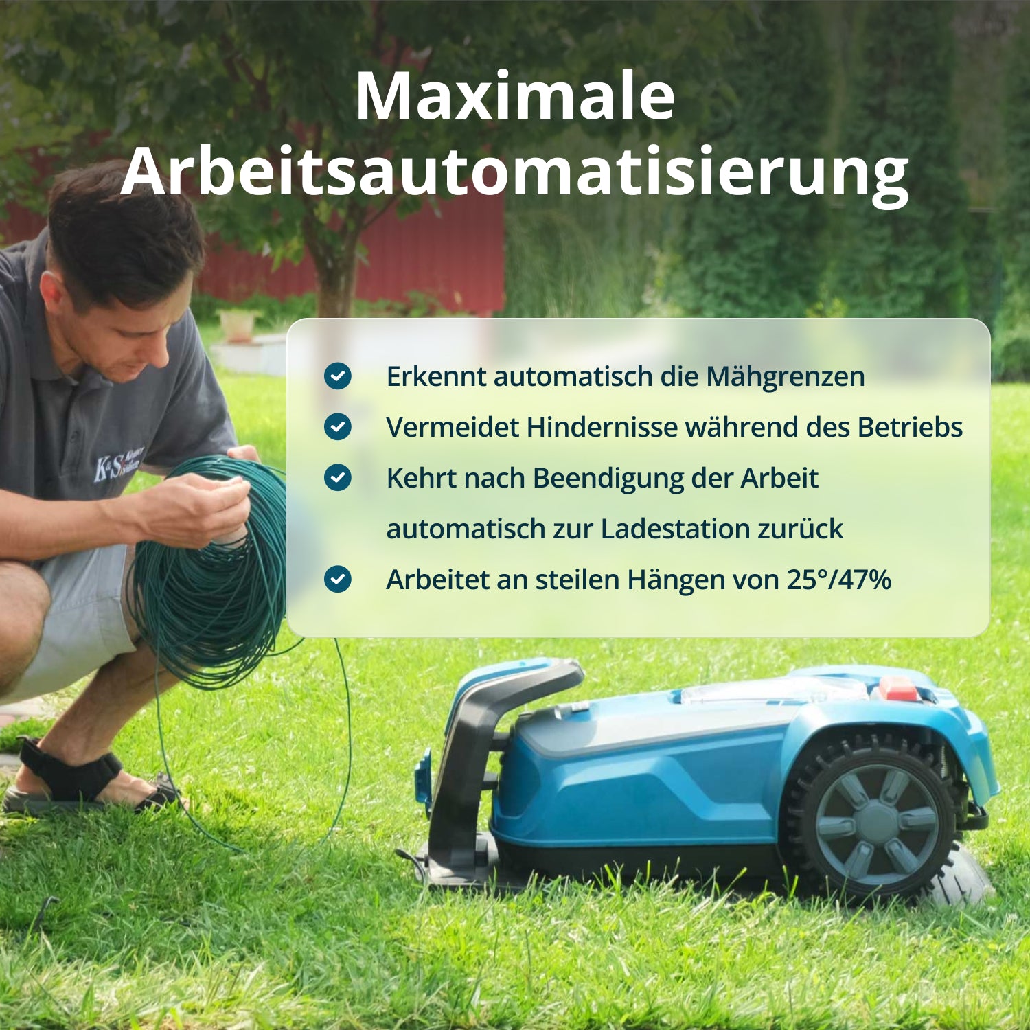 Roboter-Rasenmäher KS 22RLM (B-Ware Gut)