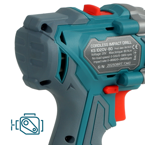 Boor met borstelloze motor