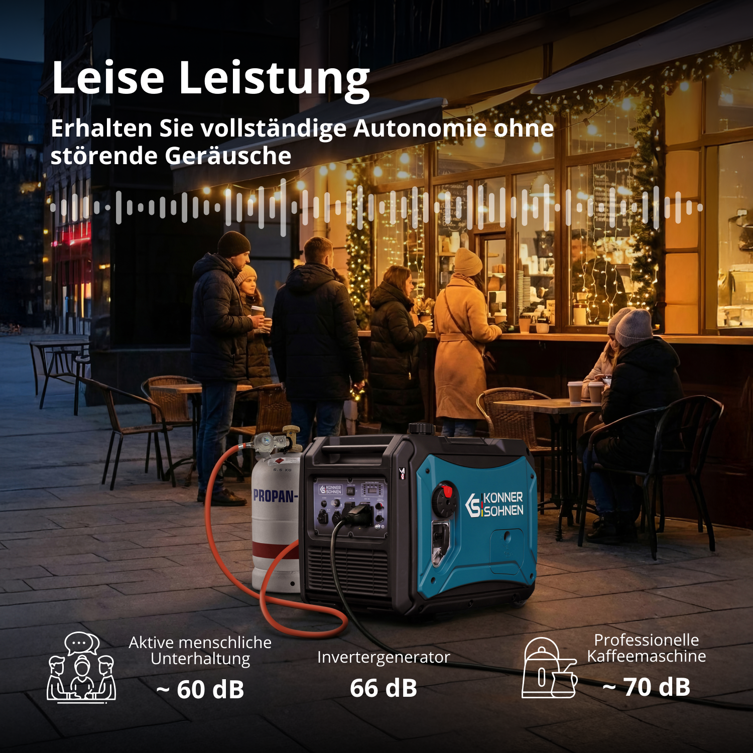 LPG/Benzin-Inverter-Generator KS 4000iEG S