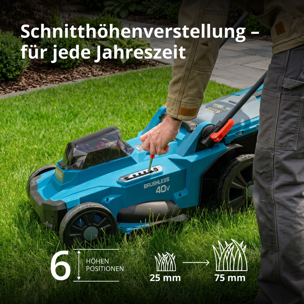 Aktion Rasenpflege-Set KS 43LM-BCT40V-SET