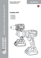 Cordless Drill KS D20V-60_80, KS ID20V-60_80