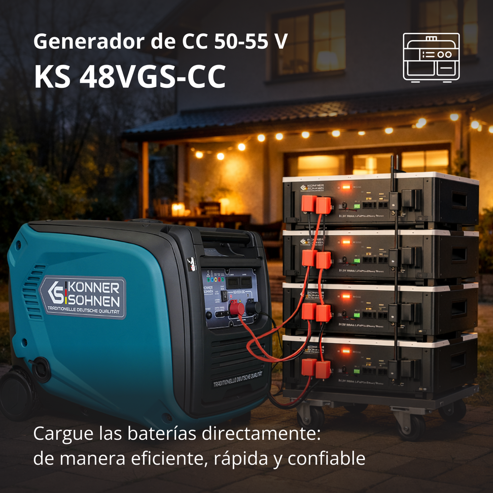 KS 48VGS-DC Jævnstrømsgenerator, version 50–55V