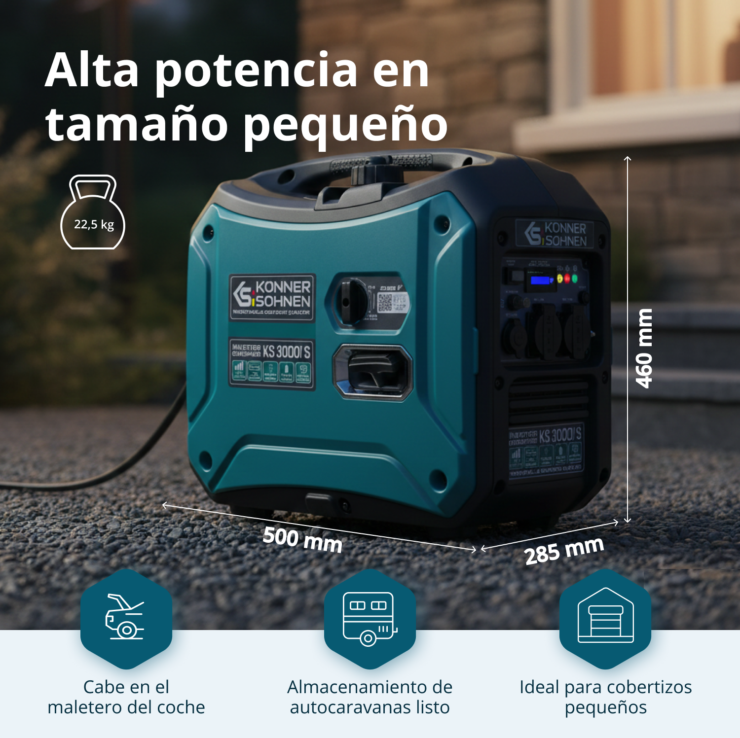 Invertorový generátor KS 3000i S