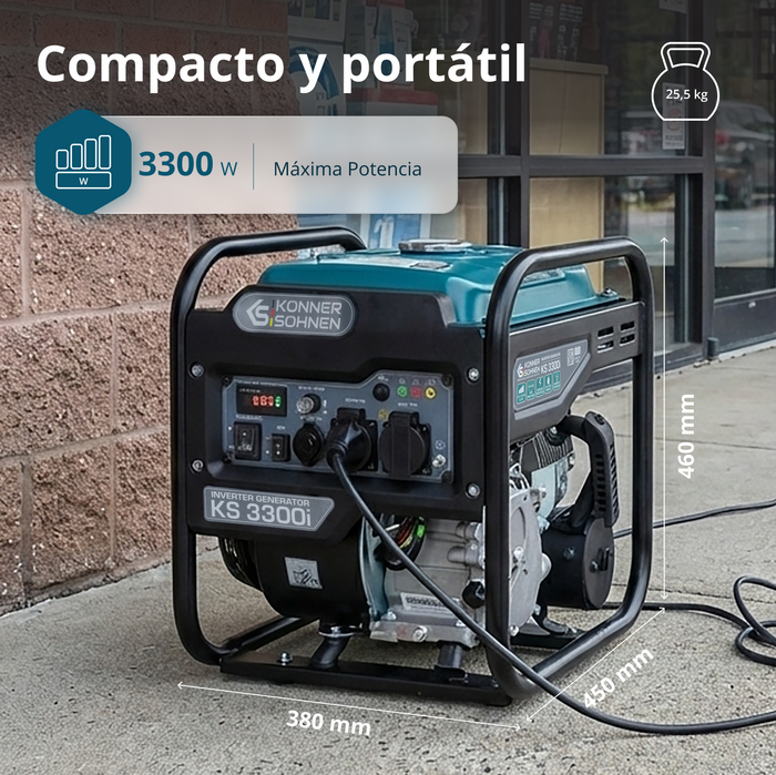 Generador inverter Könner & Söhnen KS 3300i