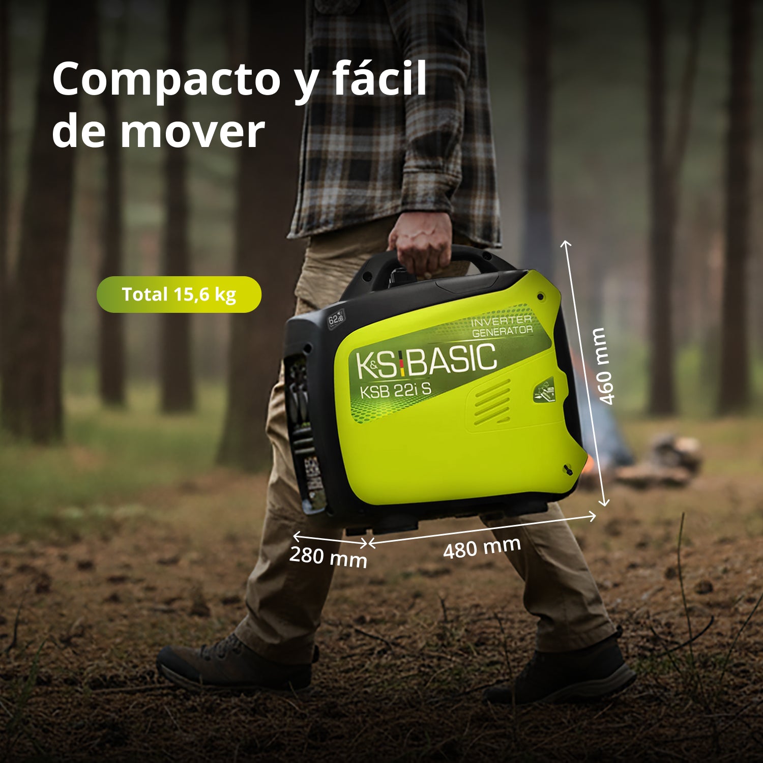 Inverteres generátor KSB 22i S