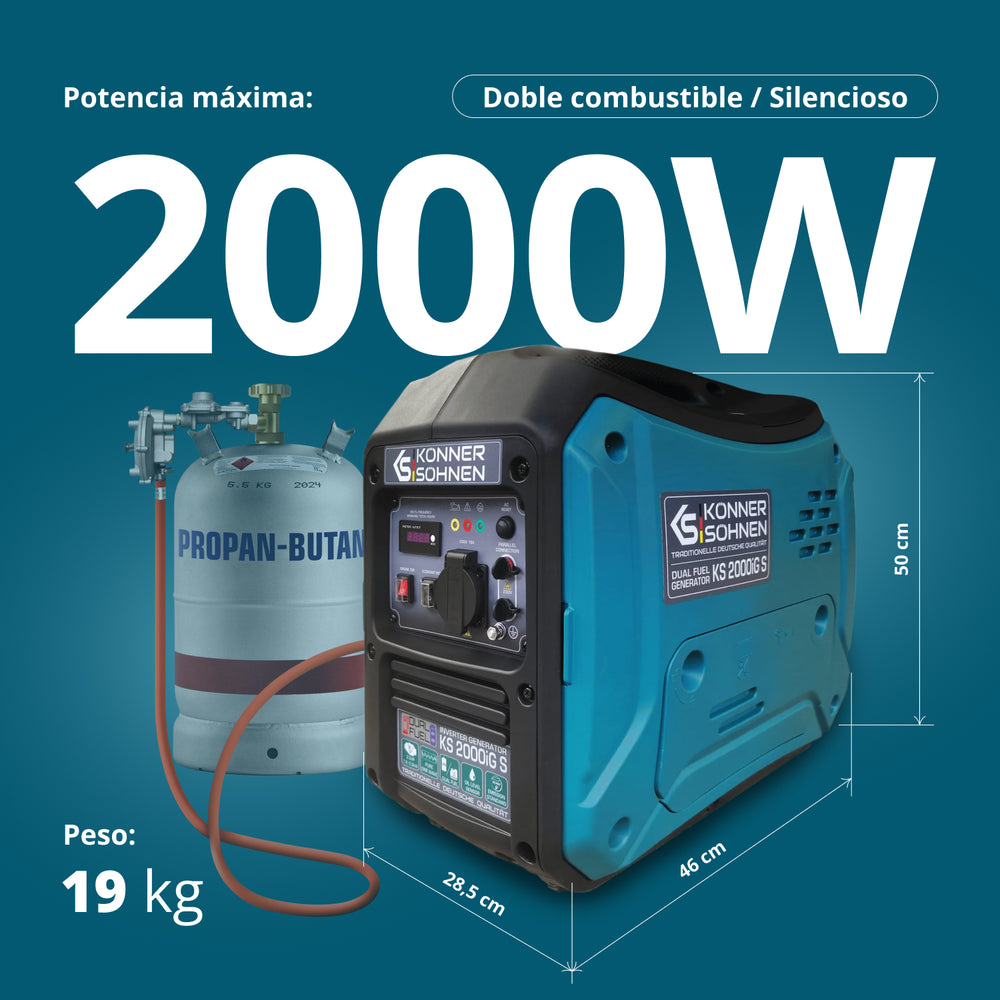 LPG/benzinski invertorski generator KS 2000iG S