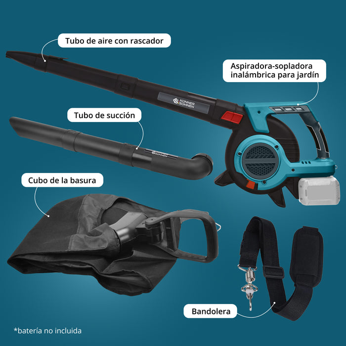 Baštenski bežični usisivač-duvač KS LBV-40V