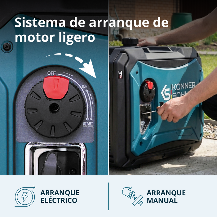 Gerador inversor a GPL/gasolina KS 4000iEG S