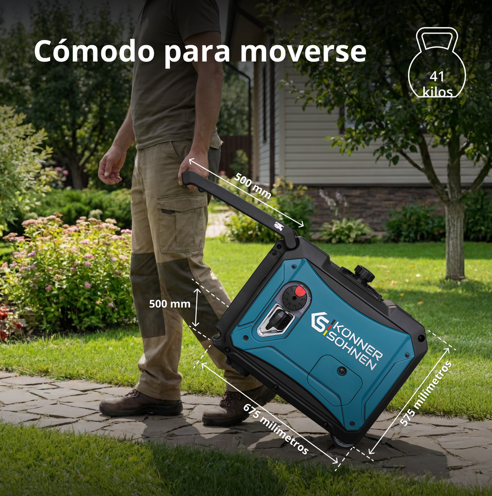 Gerador inversor a GPL/gasolina KS 4000iEG S