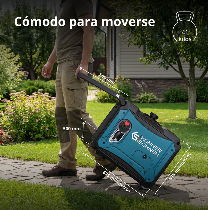 Gerador inversor a GPL/gasolina KS 4000iEG S