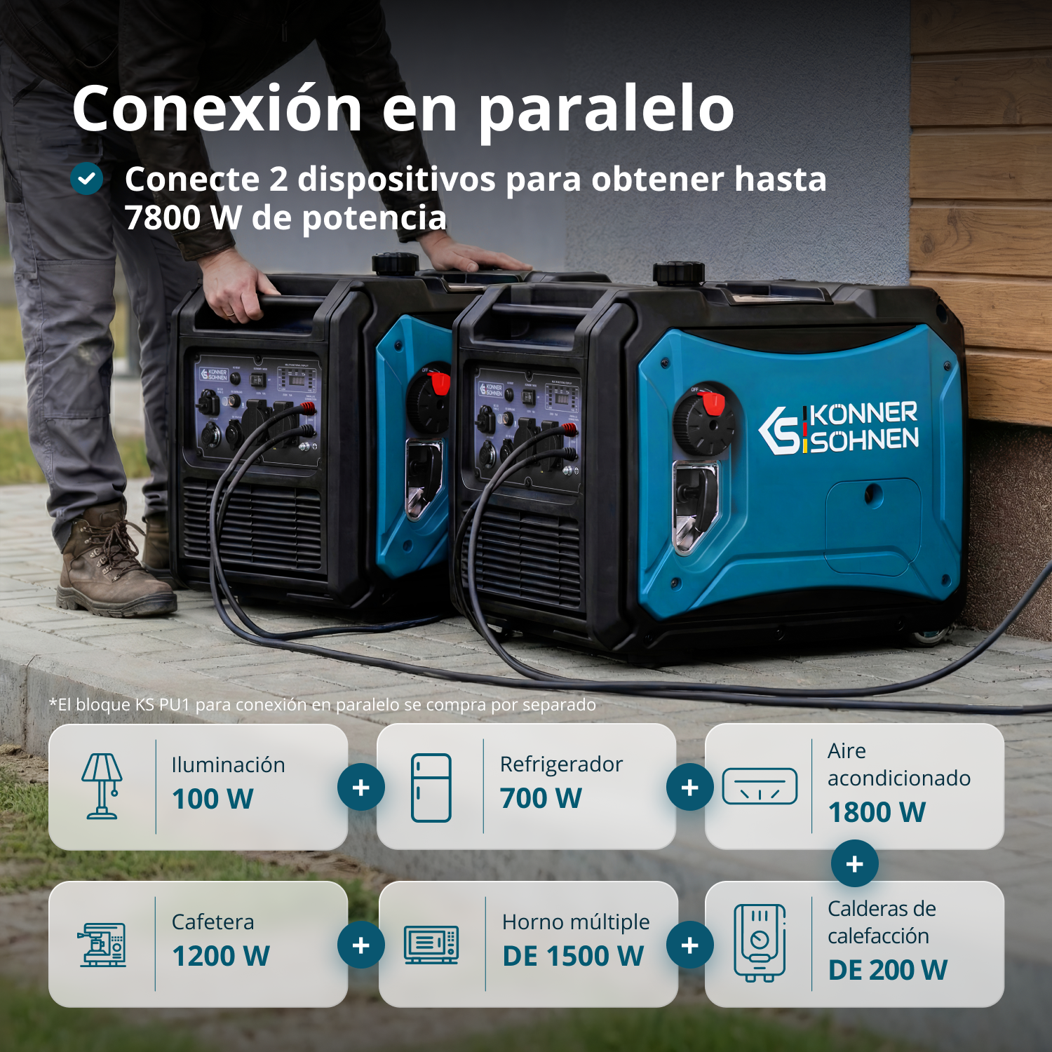 Invertergenerator KS 4000iE S