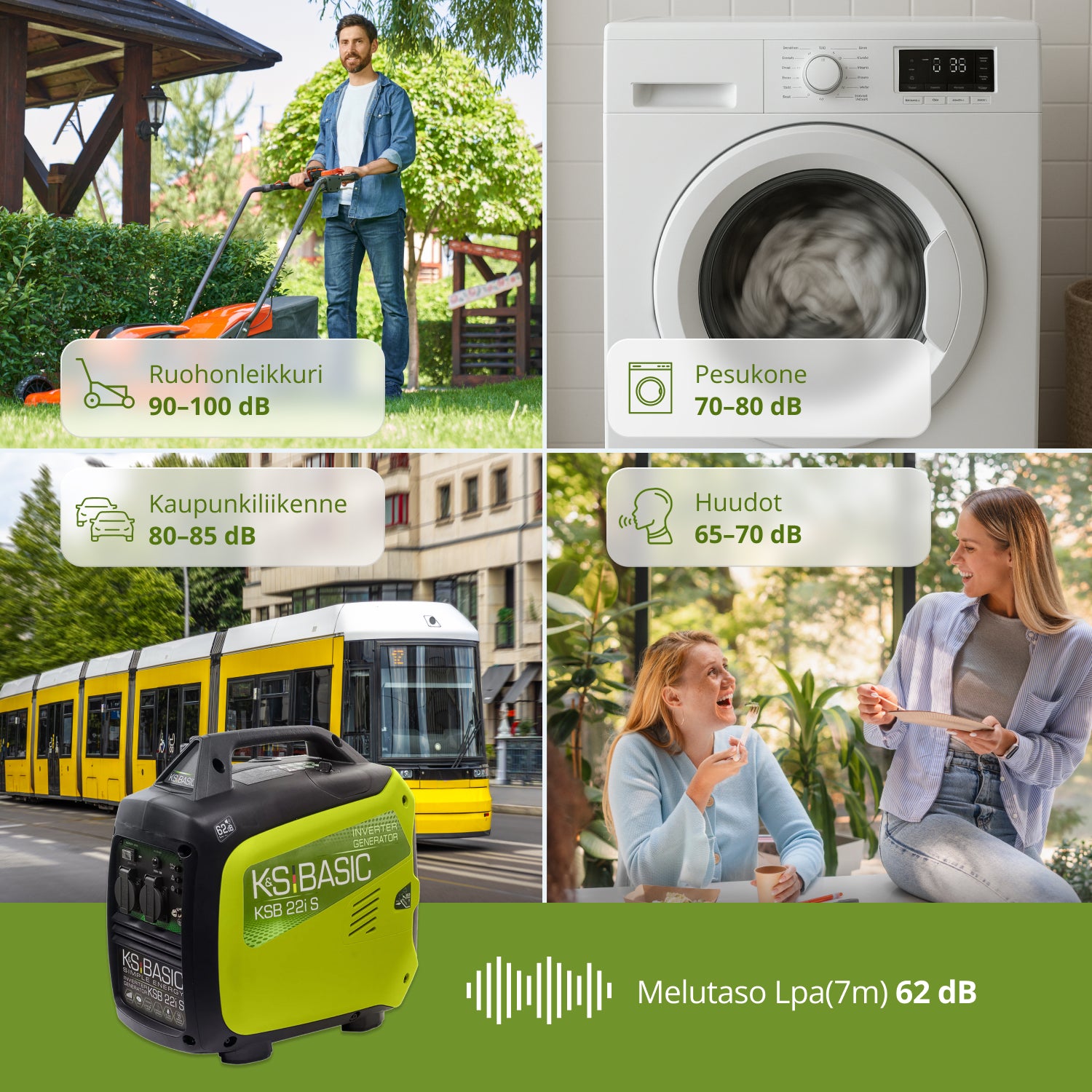 Groupe électrogène-onduleur KSB 22i S