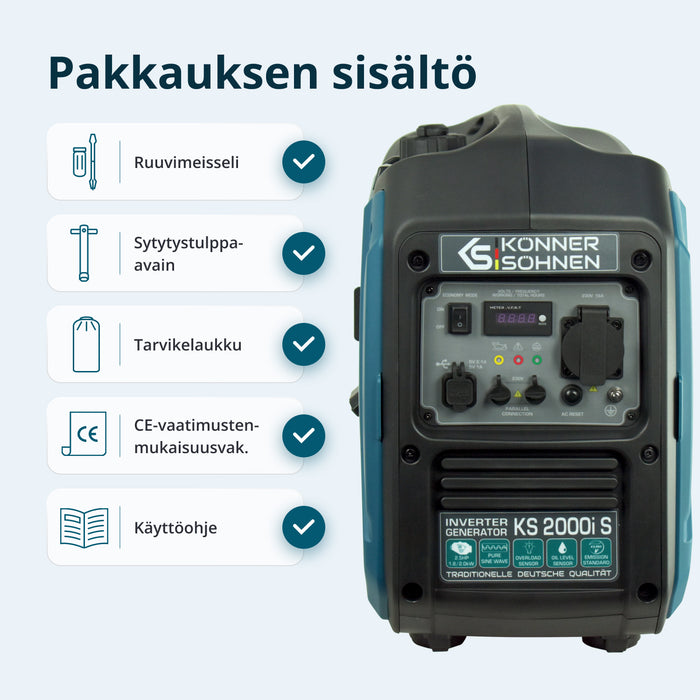 Invertterigeneraattori KS 2000i S