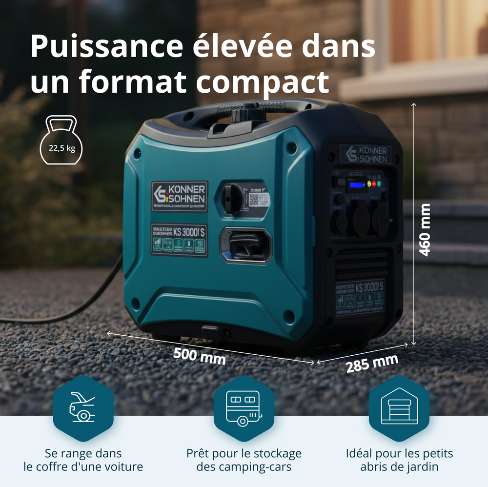 Groupe électrogène inverter KS 3000i S