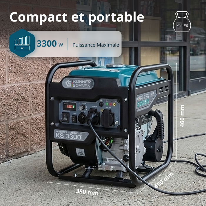 Groupe électrogène-onduleur KS 3300i