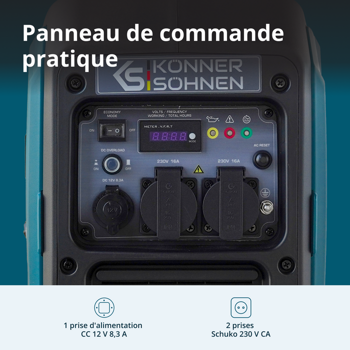 Groupe électrogène inverter KS 3000i S