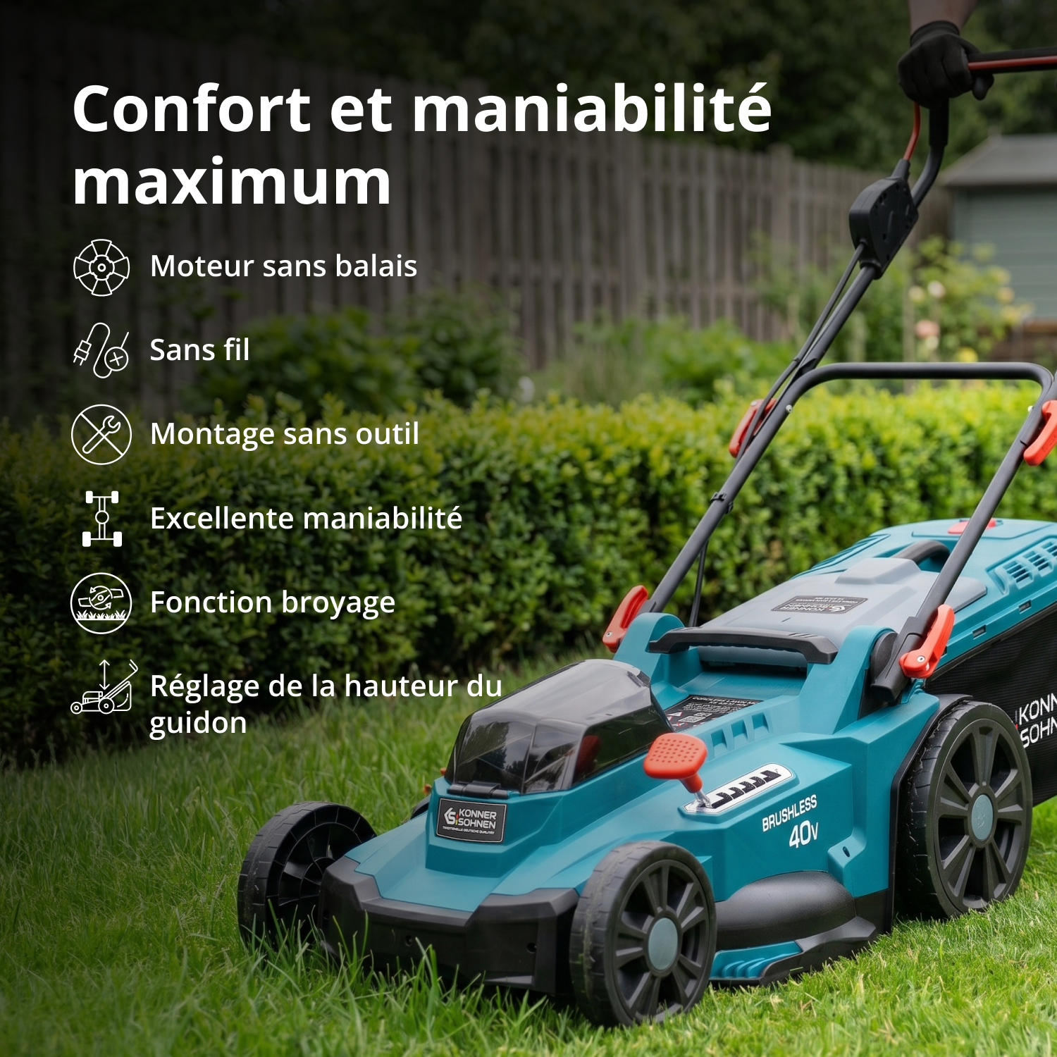 Kit promotionnel de soin du gazon KS 43LM-BCT40V-SET