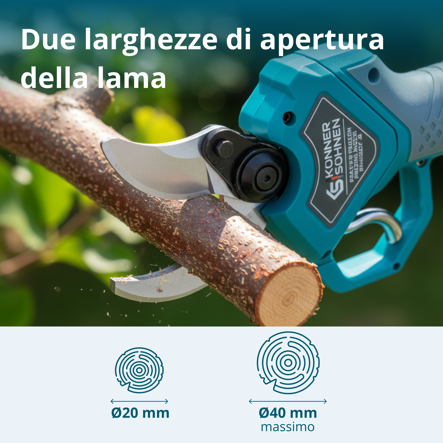 Cesoie a batteria KS CPS20V-40 Case