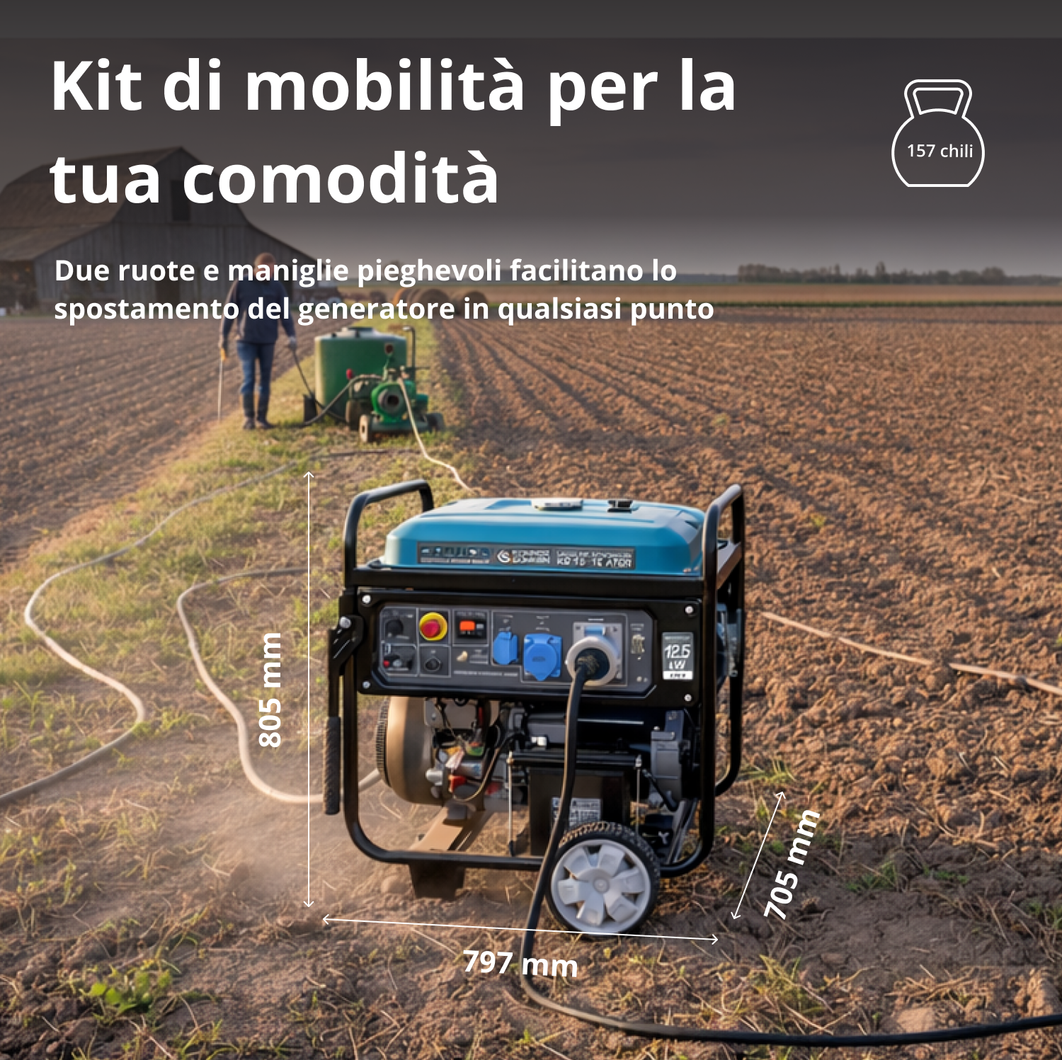 Generatore a benzina "Könner & Söhnen" KS 15-1E ATSR