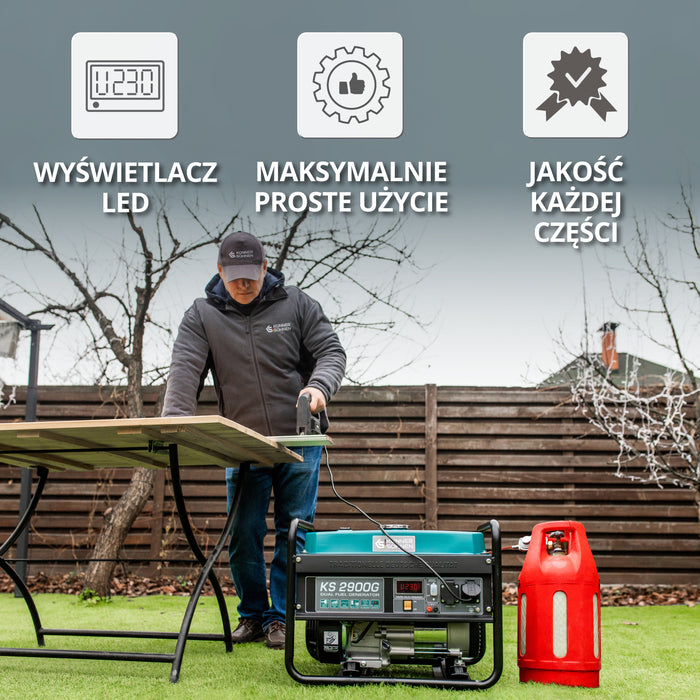 Generator LPG/Benzyna „Könner & Söhnen” KS 2900G