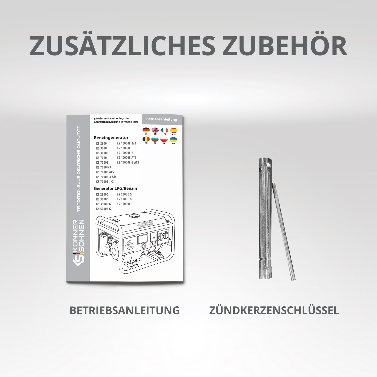 Benzin-Generator "Könner & Söhnen" KS 2900 (B-Ware Sehr gut)