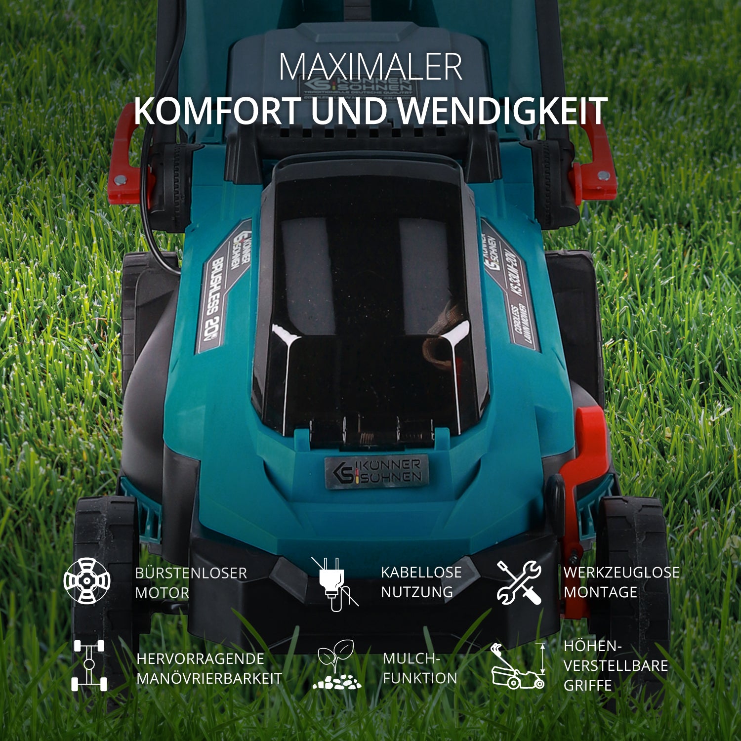 Akku-Rasenmäher KS 33LM-20V (B-Ware Hervorragend)