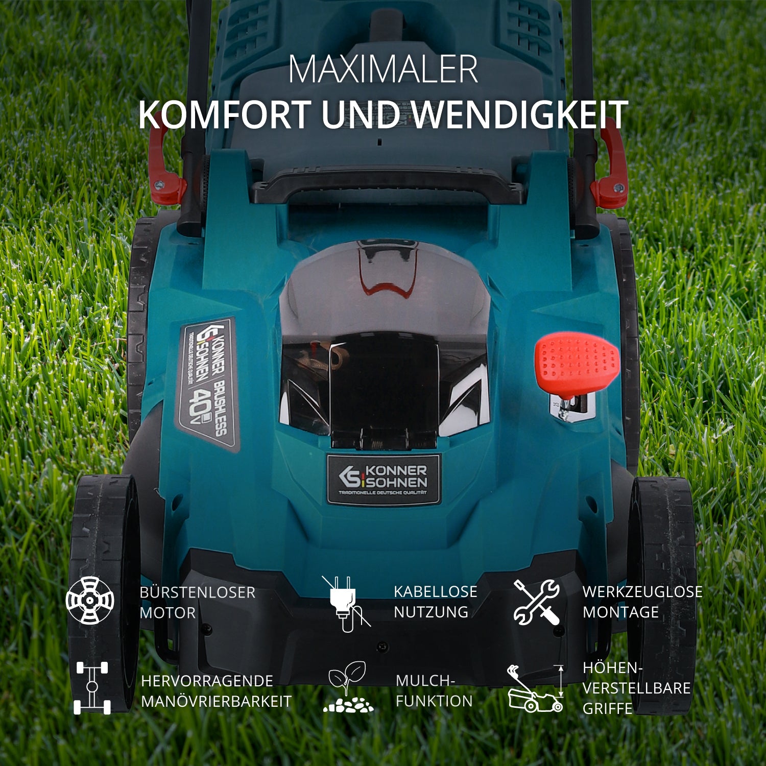 Akku-Rasenmäher KS 43LM-40V (B-Ware Hervorragend)