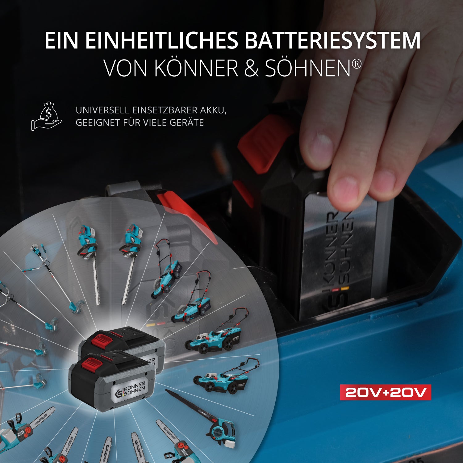 Akku-Rasenmäher KS 43LM-40V (B-Ware Hervorragend)