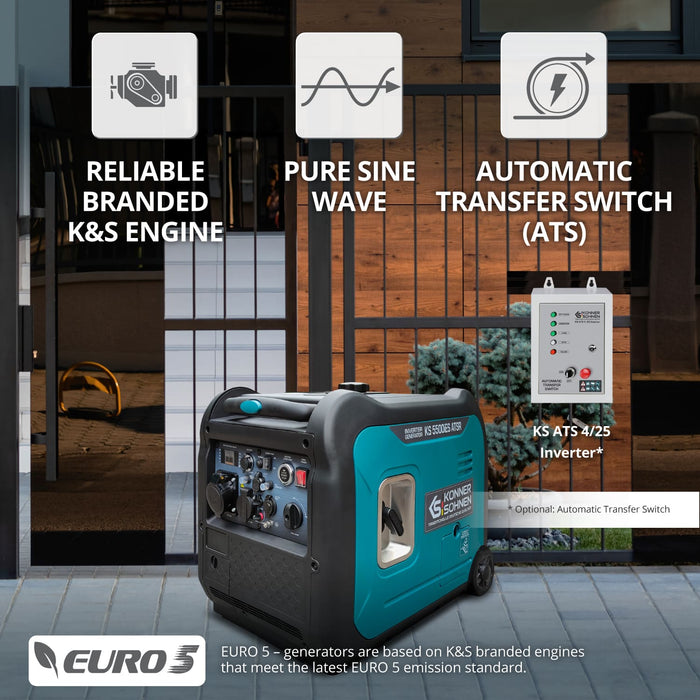 Generador inverter Könner & Söhnen KS 5500iE S ATSR