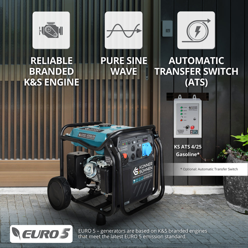 Invertergenerator KS 8100iE ATSR