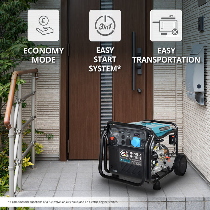 Invertergenerator KS 8100iE ATSR