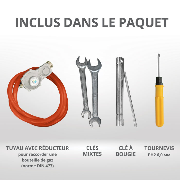 Groupe électrogène à essence-gaz de type inverter KS 8100iEG (Reconditionné Bon état)