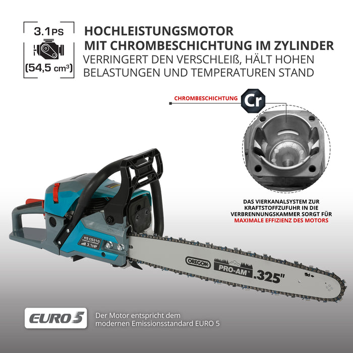 Benzin-Kettensäge KS CS31G-18-1