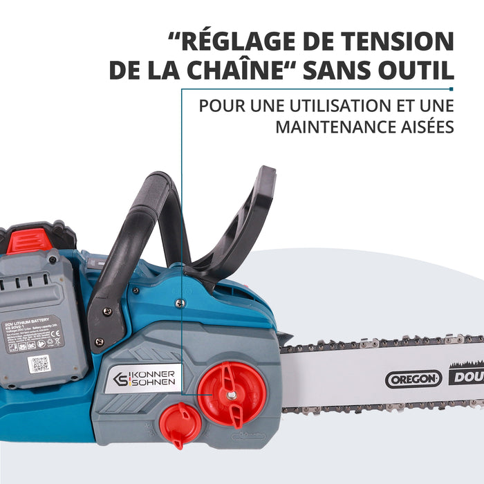 Scie à chaîne sur batterie KS CS40V-14