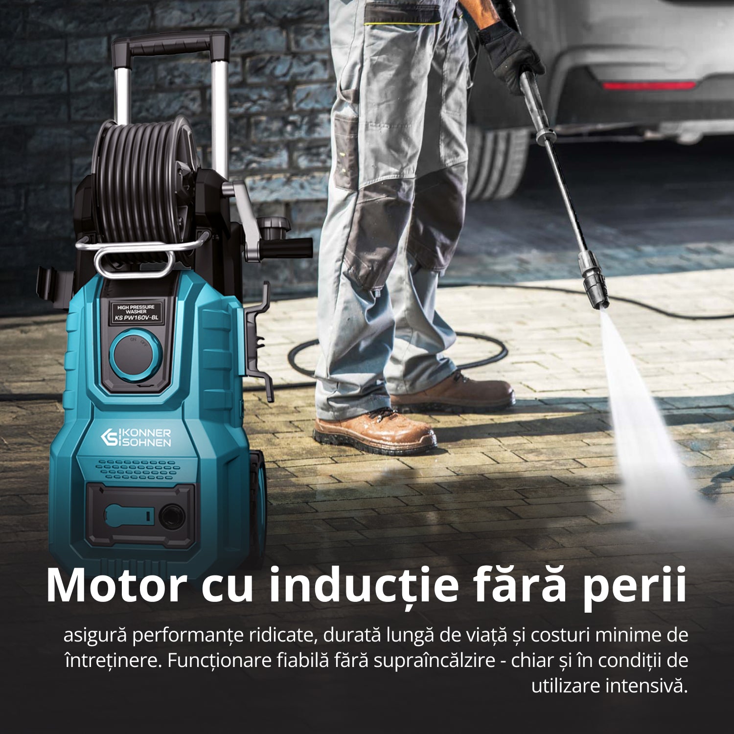 Hidrolimpiadora de alta presión KS PW160V-BL