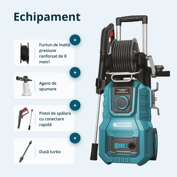 Hidrolimpiadora de alta presión KS PW160V-BL