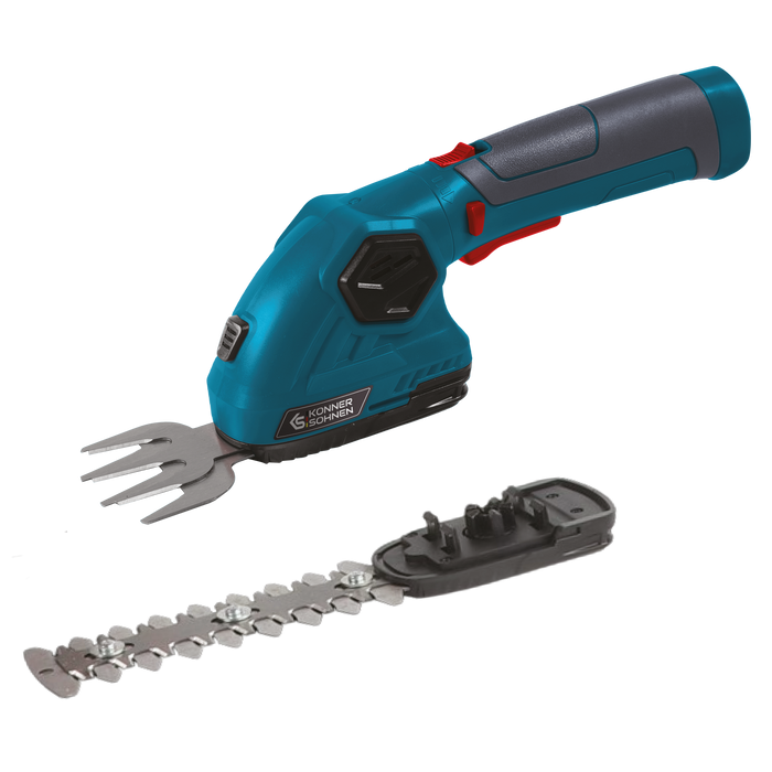 Snoerloze 2 in 1 Grasmaai- en Heggenschaar met Telescopische Verlengstok KS SHT-8V + Extension Pole