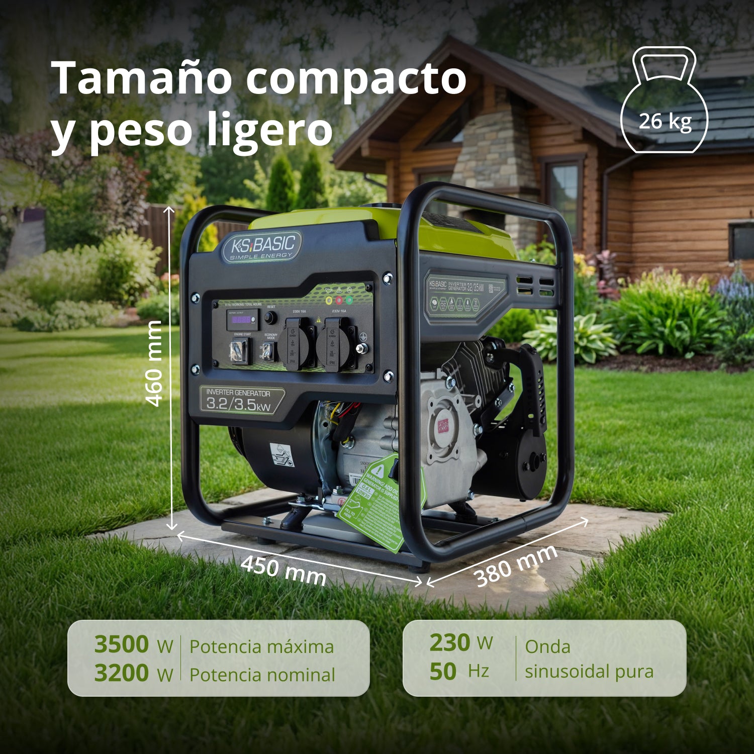 Invertergenerator KSB 35i