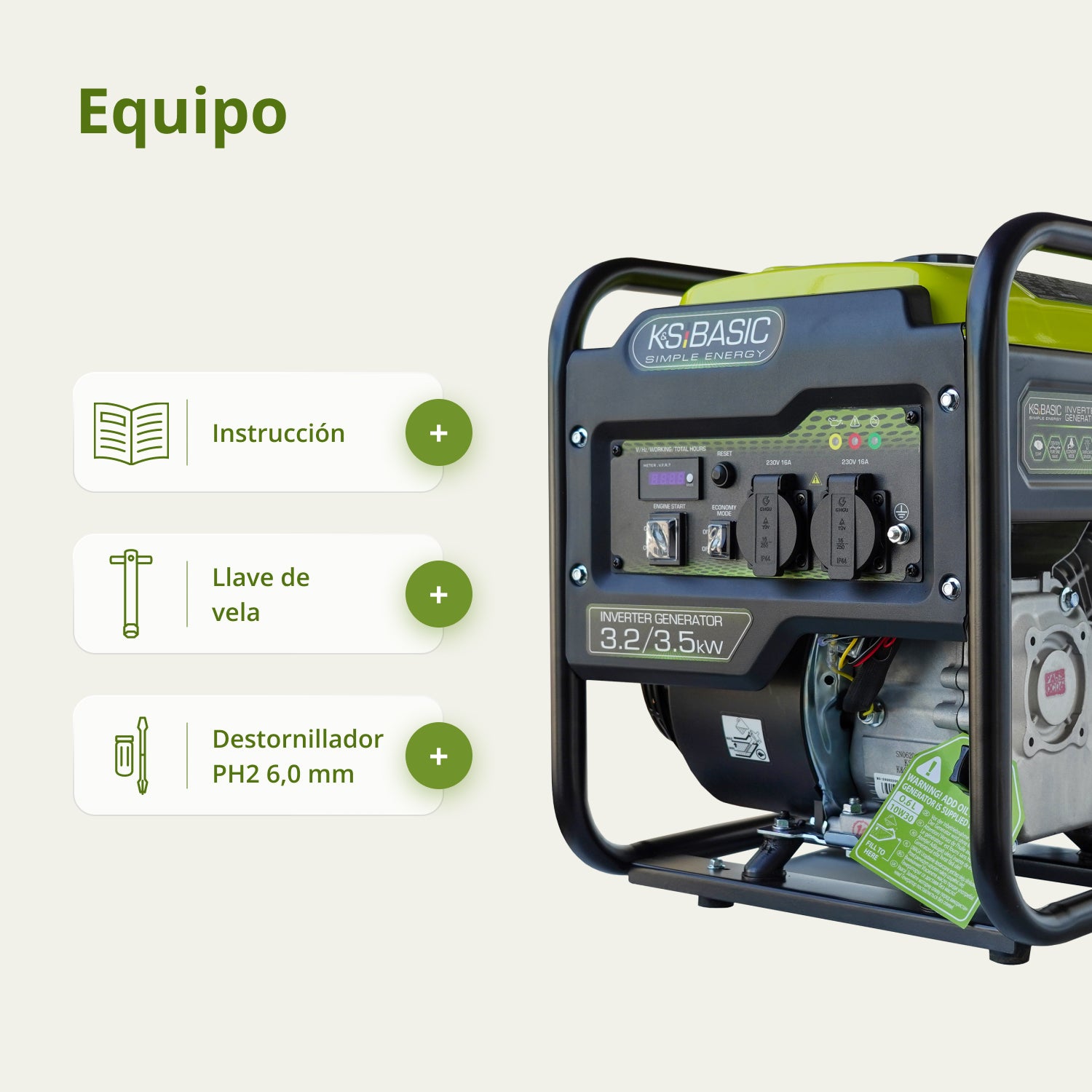 Invertergenerator KSB 35i