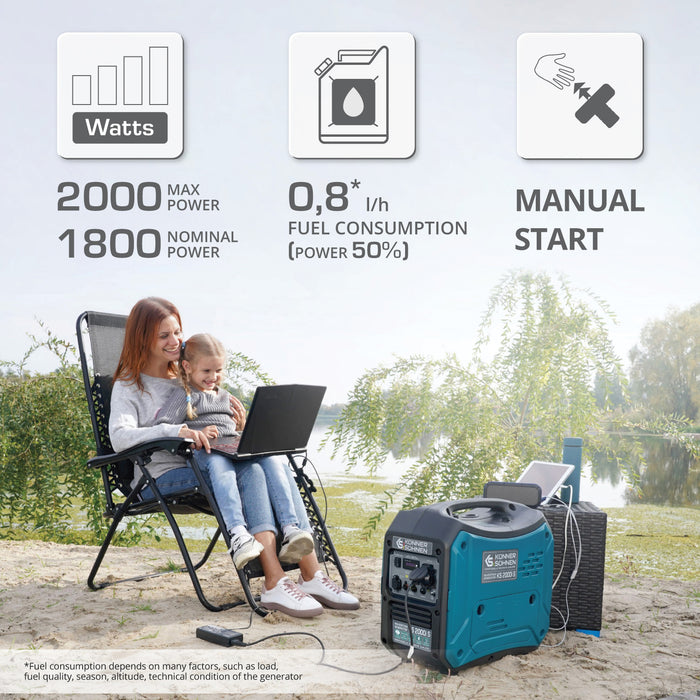 Generador inverter Könner & Söhnen KS 2000i S