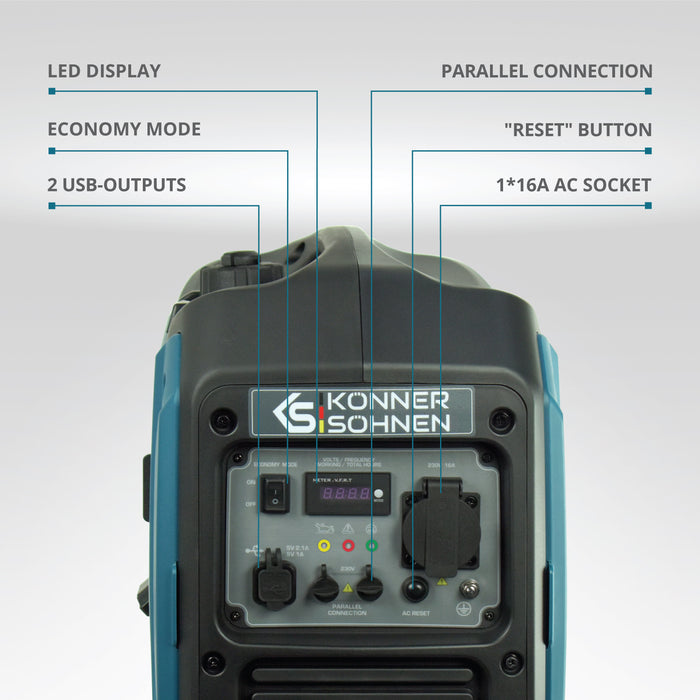Generador inverter Könner & Söhnen KS 2000i S