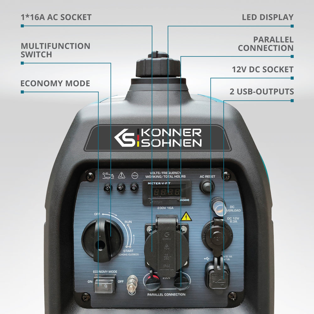 Generador inverter Könner & Söhnen KS 2100i S
